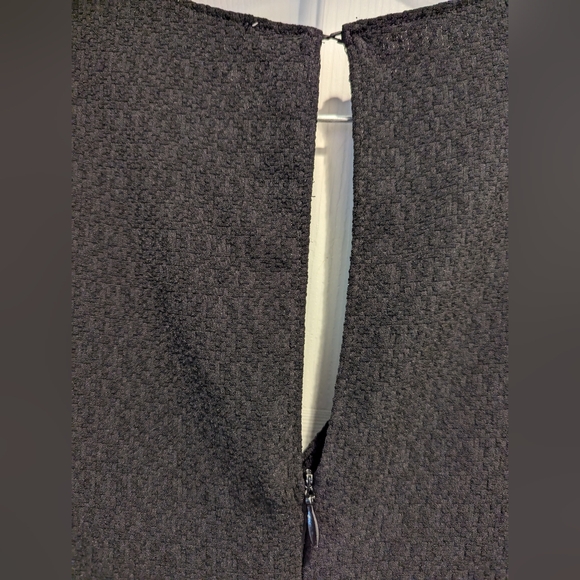 LUSH Black Tie Front Tapered Leg Jumpsuit Keyhole Back Women’s Size XS - Picture 6 of 10